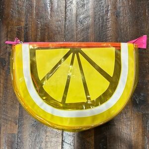 Yellow Citrus Slice Clutch